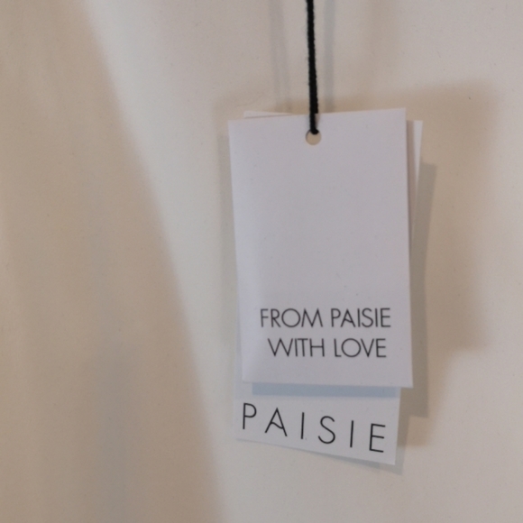 NWT Paisie White Blouse - Picture 10 of 11